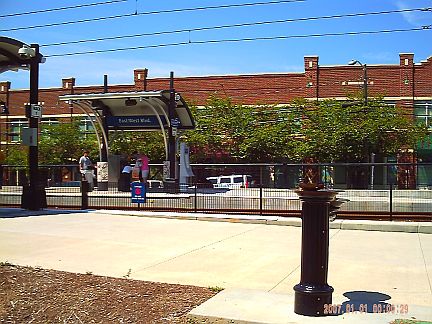 Click to Enlarge East/West Blvd. Light Rail Stop Pic! East/West Blvd. Light Rail Stop